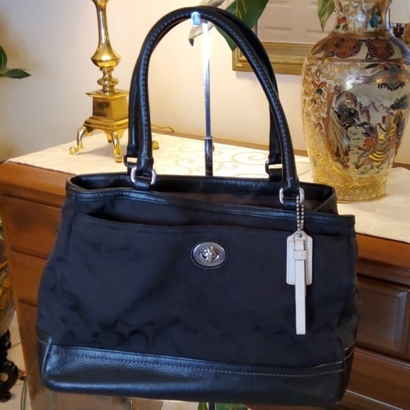 Coach F23294 Park Signature Carryall - Black - Picture 1 of 16